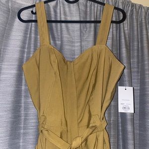 NWT Nine West Olive Green Jumpsuit